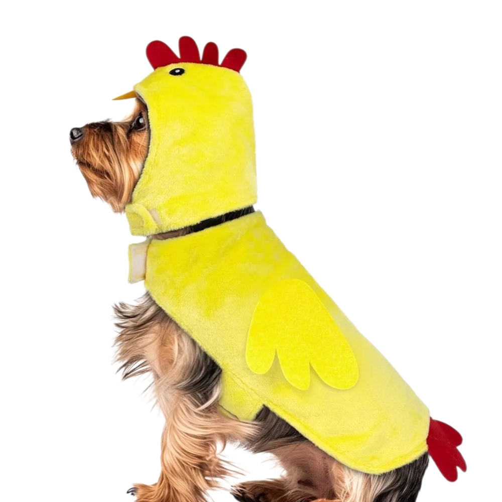 Large Yellow Chicken Dog Costume